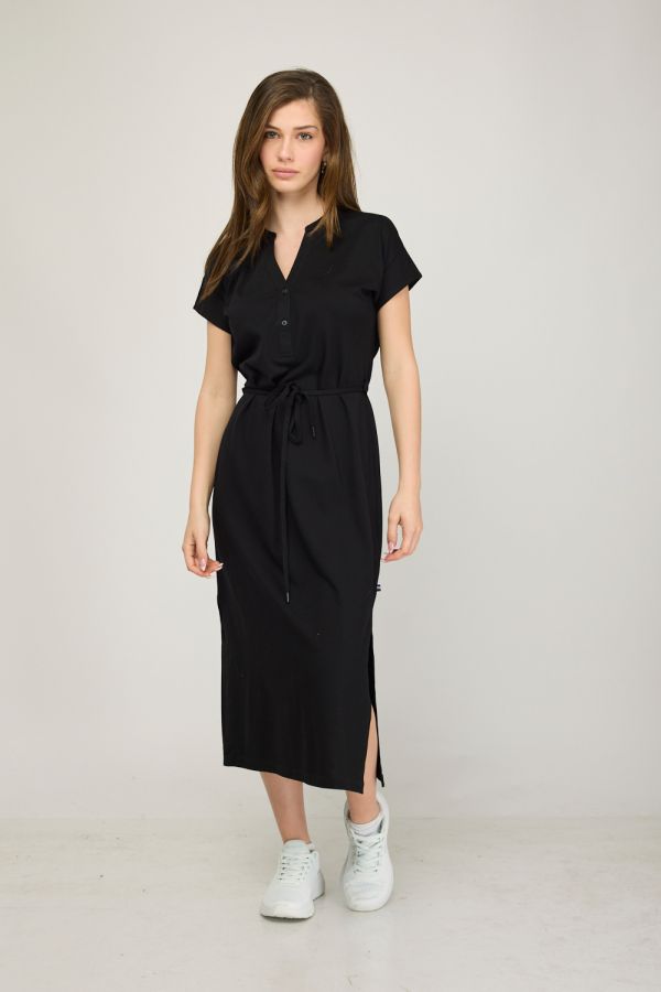 שמלת בד ארוכה לנשים