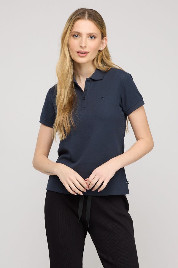חולצת פולו קצרה לנשים