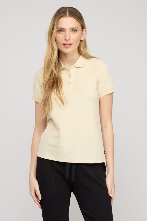 חולצת פולו קצרה לנשים