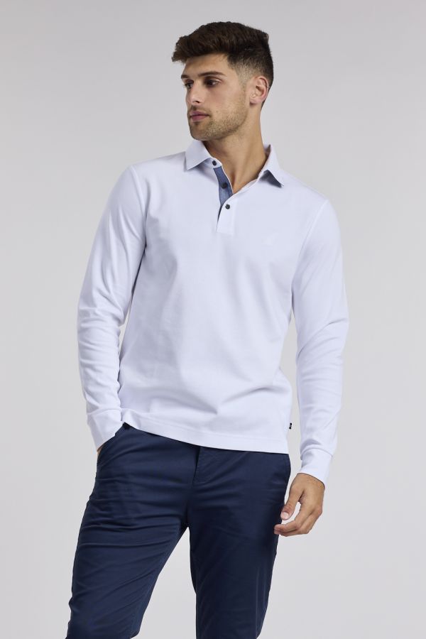 חולצת פולו שרוולים ארוכים SLIM FIT