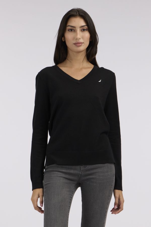 סווטשירט אלגנטי לנשים עם לוגו