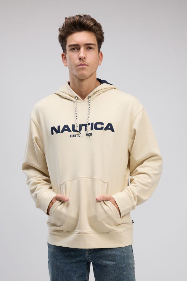 סווטשירט עם קפוצ’ון Nautica לגברים