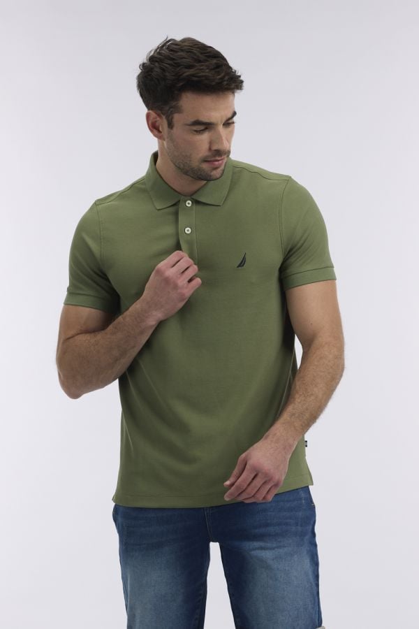 חולצת פולו SLIM FIT מבד מנדף