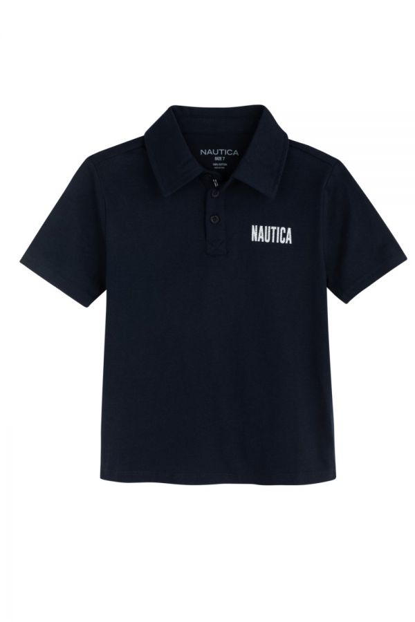 חולצת פולו עם שרוולים קצרים Nautica לילדים