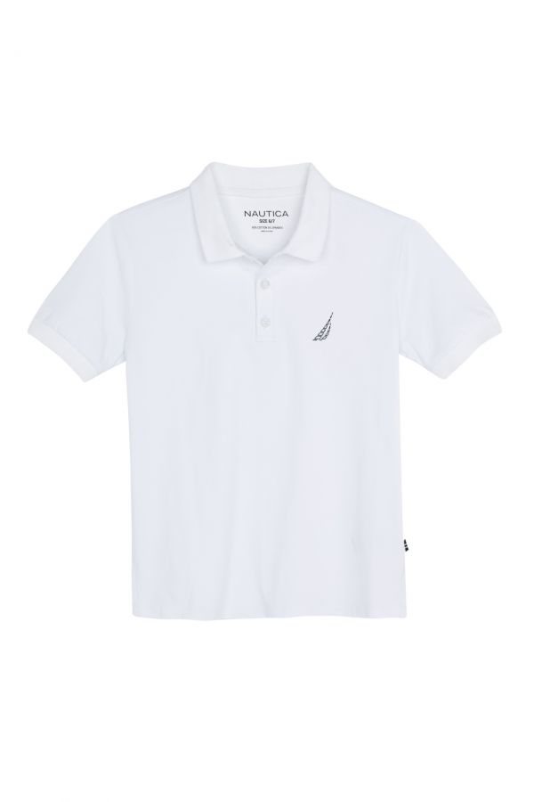 חולצת פולו קלאסית עם לוגו לילדים (2-12)