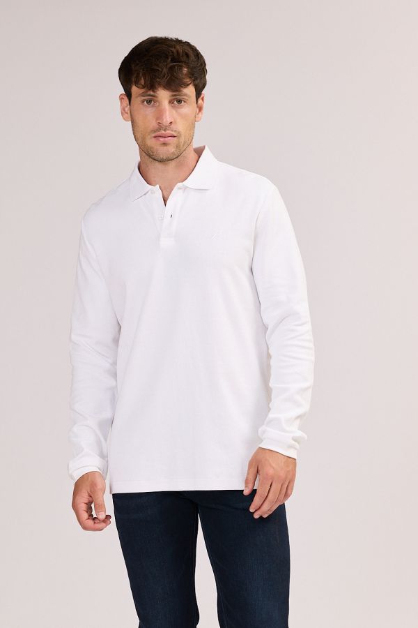 חולצת פולו שרוול קצר לגברים Nautica