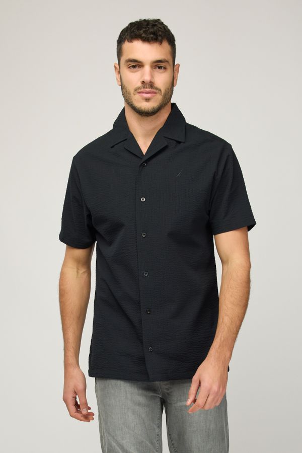 חולצה מכופתרת קצרה לגברים