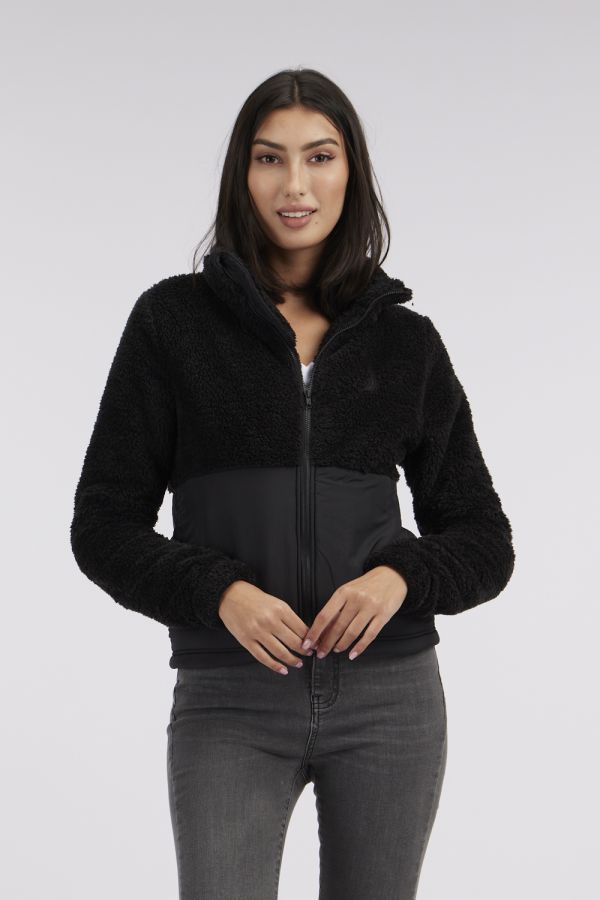 ג’קט מיקרו פליז לנשים