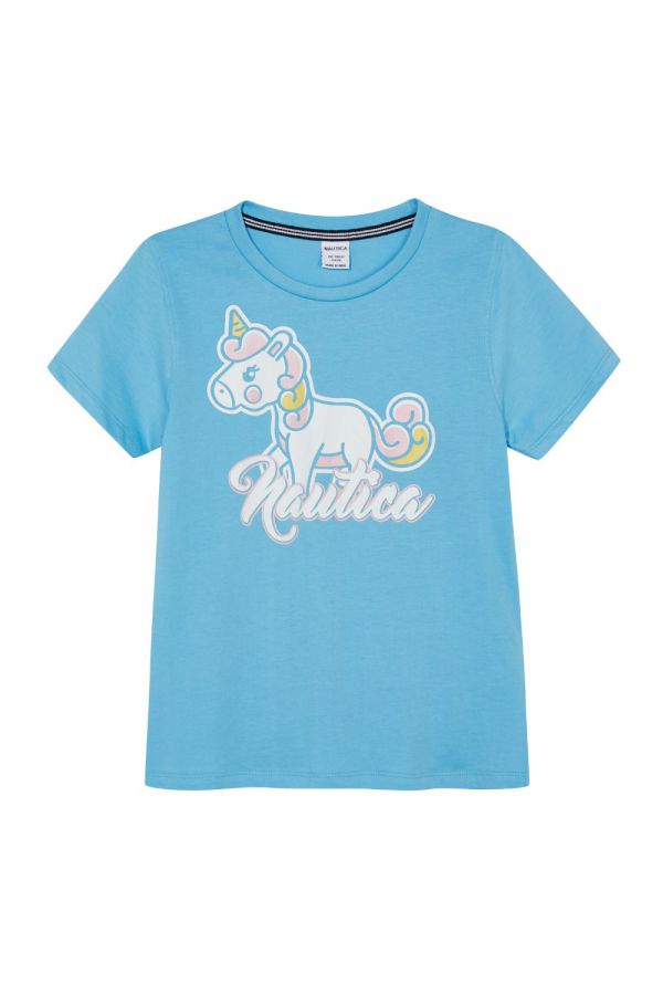 טי שירט לילדות חד קרן (2-7)