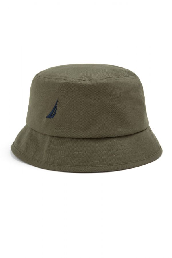 כובע באקט עם לוגו