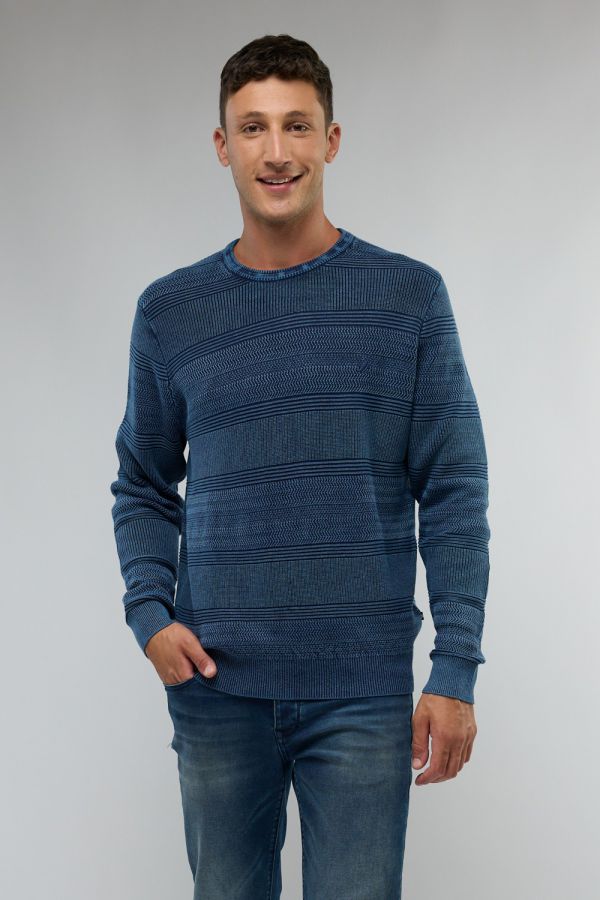 סוודר אלגנטי צווארון עגול לגברים Nautica