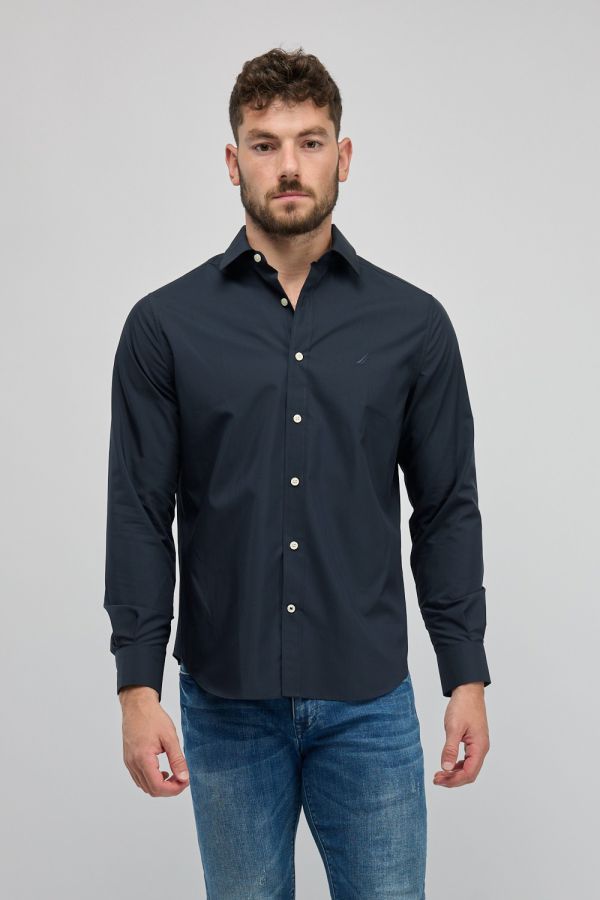 חולצה מכופתרת עם שרוולים ארוכים Nautica לגברים