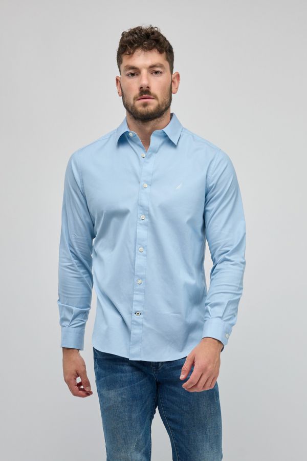 חולצה מכופתרת עם שרוולים ארוכים Nautica לגברים