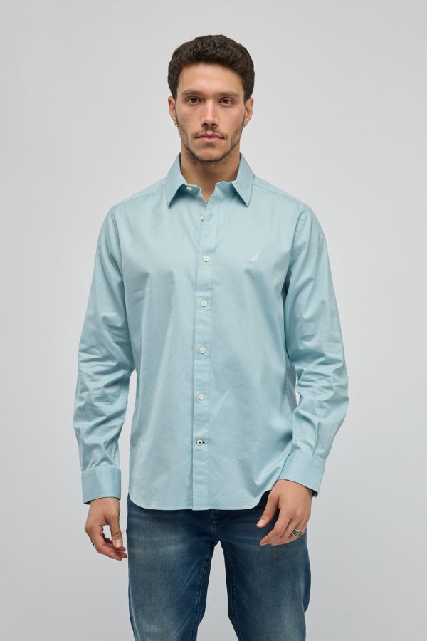 חולצה מכופתרת עם שרוולים ארוכים Nautica לגברים