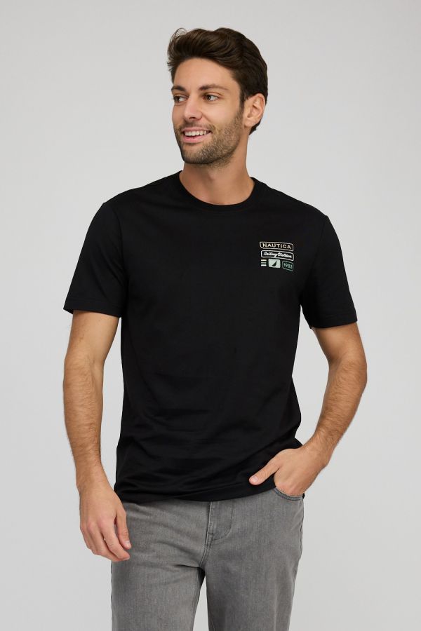 חולצת טי-שירט קצרה לגברים