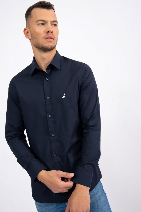 חולצה מכופתרת TAILORED FIT עם לוגו